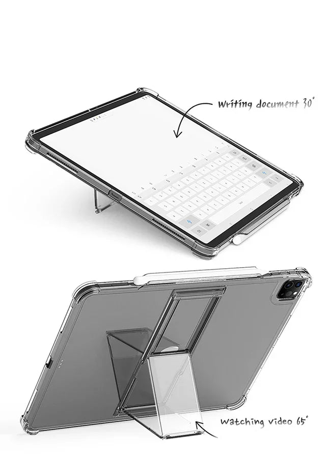Araree Flexield Sp Case With Pencil Holder For Apple iPad Pro 12.9 (2021) - Clear - Tashqila Araree Flexield Sp Case With Pencil Holder For Apple iPad Pro 12.9 (2021) - Clear - Tashqila